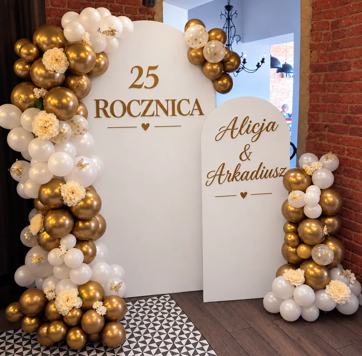 dekoracja balonowa 25 rocznica slubu