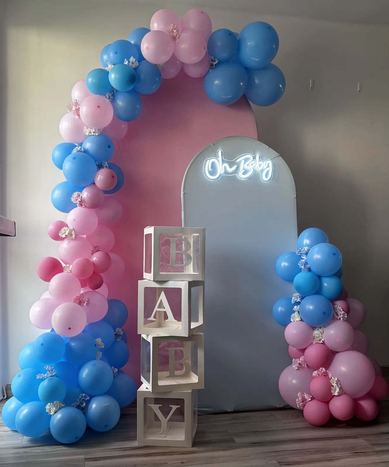 dekoracja balonowa baby shower
